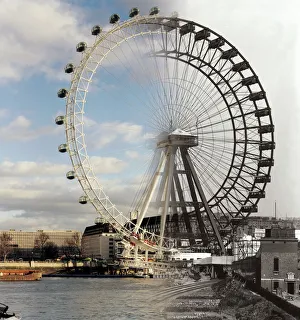 The London Eye & The Great Wheel FF000710 The London Eye & The Great Wheel FF000710