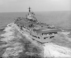 <b class=qtipBold><figcaption>HMS Eagle</figcaption></b><br>HMS Eagle with aircraft on deck<br><em>© Charles Brown Collection, Royal Air Force Museum</em> HMS Eagle
