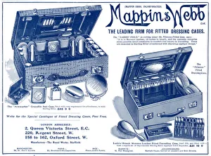 Advert for Mappin & Webbs dressing cases 1907 Advert for Mappin & Webbs dressing Advert for Mappin & Webbs dressing cases 1907 Advert for Mappin & Webbs dressing