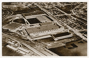 Aerial view of General Motors factory, South Africa Aerial view of General Motors factory, South Africa