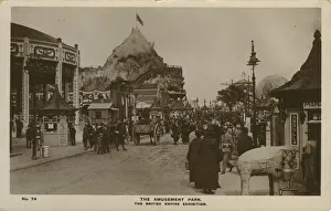 The Amusement Park, British Empire Exhibition, Wembley, Brent, London, England The Amusement Park, British Empire Exhibition, Wembley, Brent, London, England