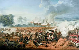 Attack on the British Squares by French Cavalry, Waterloo Attack on the British Squares by French Cavalry, Waterloo