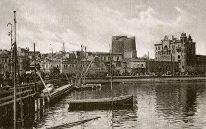 Baku, Azerbaijan - Harbour and Maiden Tower Baku, Azerbaijan - Harbour and Maiden Tower