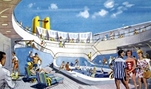 Canberra: the swimming-pool Canberra: the swimming-pool
