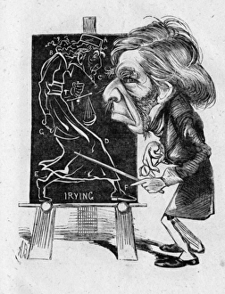 Caricature of John Ruskin, English art critic Caricature of John Ruskin, English art critic