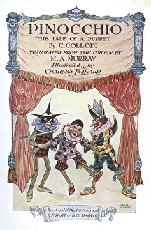 Cover design, Pinocchio Cover design, Pinocchio