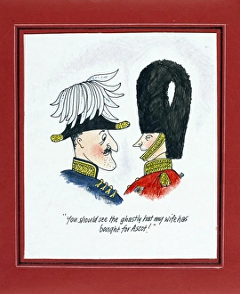 You should see the ghastly hat my wife has bought for Ascot You should see the ghastly hat my wife has bought for Ascot