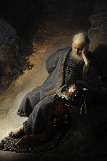 Jeremiah lamenting the Destruction of Jerusalem, 1630, by Re Jeremiah lamenting the Destruction of Jerusalem, 1630, by Re
