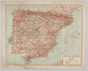 Map - Spain and Portugal, 1807-1814 Map - Spain and Portugal, 1807-1814