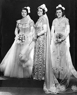 Mrs Kennedy and her deb daughters Mrs Kennedy and her deb daughters