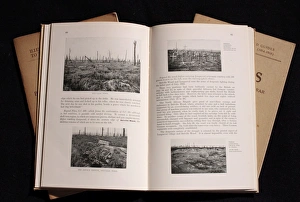 Two pages of a book, The Somme, Michelin Two pages of a book, The Somme, Michelin