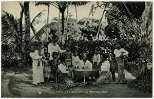 Playing the Rabana drum - Sinhalese - Colombo, Sri Lanka Playing the Rabana drum - Sinhalese - Colombo, Sri Lanka