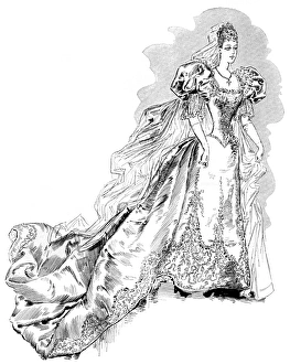 Princess Victoria Melita of Edinburghs wedding dress Princess Victoria Melita of Edinburghs wedding dress