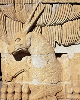 Roman Art. Syria. Relief depicting an antelope. From Palmyra Roman Art. Syria. Relief depicting an antelope. From Palmyra