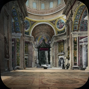 Rome - Italy - St Peter's - the interior Rome - Italy - St Peter's - the interior