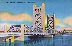 Sacramento, California, USA - Tower Bridge Sacramento, California, USA - Tower Bridge