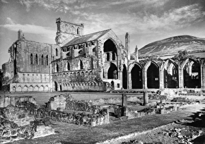 St Marys Abbey, Melrose - viewed from the North-west St Marys Abbey, Melrose - viewed from the North-west