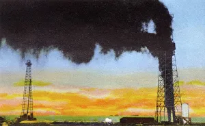State of Oklahoma, USA - World's Largest oil Gusher State of Oklahoma, USA - World's Largest oil Gusher