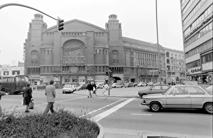 Street scene, Nollendorfplatz, West Berlin, Germany Street scene, Nollendorfplatz, West Berlin, Germany