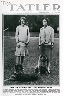 Tatler cover - Lady Zia Wernher and Lady Milford Haven Tatler cover - Lady Zia Wernher and Lady Milford Haven