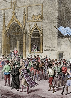 Uprising in Valencia, to defend the Spanish Constitution of Uprising in Valencia, to defend the Spanish Constitution of
