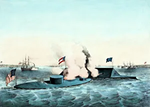 USS Monitor and CSS Virginia ironclad naval battle USS Monitor and CSS Virginia ironclad naval battle