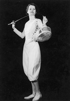 Woman Fencing 1930 Woman Fencing 1930