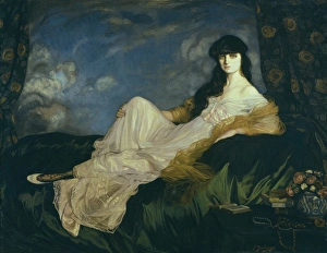 ZULOAGA ZABALETA, Ignacio. 'Portrait of the countess...' ZULOAGA ZABALETA, Ignacio. 'Portrait of the countess...'