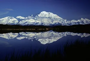 Mt. McKinley (Denali) from Reflection Pond, Denali National Park, Alaska, North America Mt. McKinley (Denali) from Reflection Pond, Denali National Park, Alaska, North America