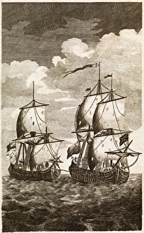 Ansons Spanish galleon capture, 1743 Ansons Spanish galleon capture, 1743