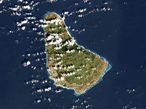 Barbados, satellite image Barbados, satellite image