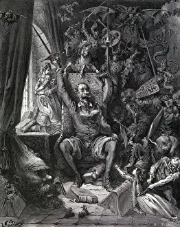 Cervantes's Don Quixote in his library Cervantes's Don Quixote in his library