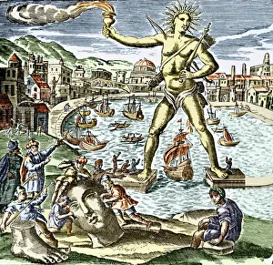 Colossus of Rhodes statue Colossus of Rhodes statue