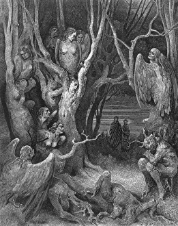Dante's Inferno, suicides and the Harpies Dante's Inferno, suicides and the Harpies
