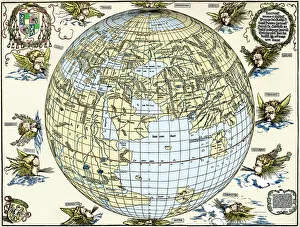 Durers world map, 1515 Durers world map, 1515