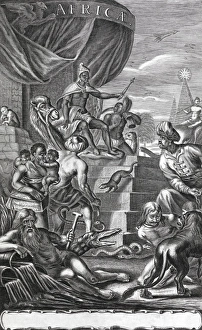 Frontispiece of Ogilby's Africa (1670) Frontispiece of Ogilby's Africa (1670)