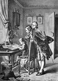 Mozart's first composition, 1801 Mozart's first composition, 1801