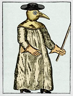 Plague doctor, France, 18th century Plague doctor, France, 18th century