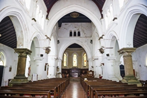 All Saints Anglican Church interior, Old Town of Galle, UNESCO World Heritage Site on the All Saints Anglican Church interior, Old Town of Galle, UNESCO World Heritage Site on the