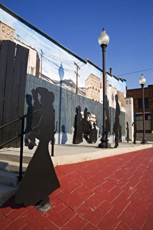 Copper Block Mural, National Historic District, Butte, Montana, United States of America Copper Block Mural, National Historic District, Butte, Montana, United States of America