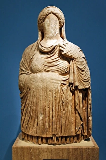 Funerary statue from Cyrene Funerary statue from Cyrene