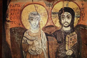 Jesus and Menas in a 6th century icon from Bawit in Middle Egypt Jesus and Menas in a 6th century icon from Bawit in Middle Egypt