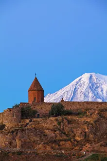 Khor Virap Armenian Apostolic Church monastery, at the foot of Mount Ararat, Ararat Plain Khor Virap Armenian Apostolic Church monastery, at the foot of Mount Ararat, Ararat Plain