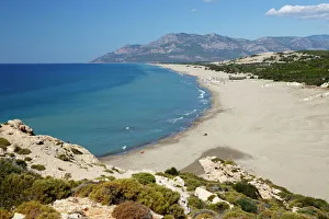 Patara beach, near Kalkan, Lycia, Antalya Province, Mediterranean Coast, Southwest Turkey Patara beach, near Kalkan, Lycia, Antalya Province, Mediterranean Coast, Southwest Turkey