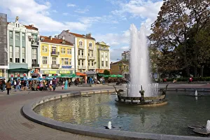 Stambolov Square, Plovdiv, Bulgaria, Europe Stambolov Square, Plovdiv, Bulgaria, Europe