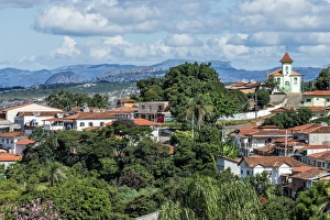 View over Diamantina and the Nossa Senhora da Consola Church, UNESCO World Heritage Site View over Diamantina and the Nossa Senhora da Consola Church, UNESCO World Heritage Site