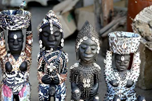 Voodoo statues on the Akodessawa Fetish Market, the world's largest voodoo market Voodoo statues on the Akodessawa Fetish Market, the world's largest voodoo market
