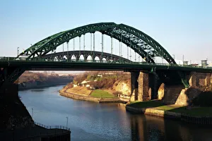 Wearmouth Bridge over the River Wear, Sunderland, Tyne and Wear, England, United Kingdom Wearmouth Bridge over the River Wear, Sunderland, Tyne and Wear, England, United Kingdom