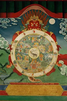 Wheel of Life, Tibetan Art, China, Asia Wheel of Life, Tibetan Art, China, Asia