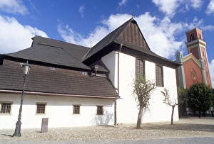 Wooden articulated church dating from 1717 Wooden articulated church dating from 1717